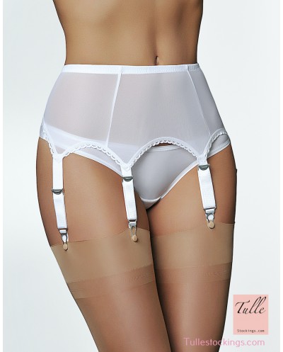 Wedding  SET 1xFF Stockings, 1x Panties, 1x Suspender Belt 6 strap